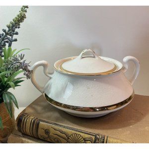 Vintage Homer Laughlin EMPRESS Covered Sugar Bowl